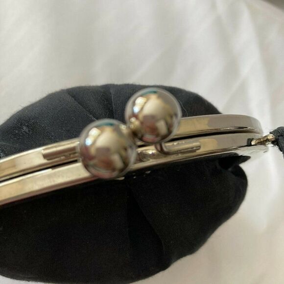 La Regale Vintage Satin Purse Evening Bag Clutch - Picture 5 of 9